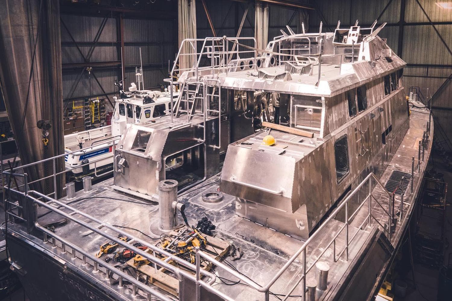 Aluminium Hull Boats & Tug Construction — Karachi Shipyard & Engineering Works engineering project by FAST Engineering & Services — photo 1